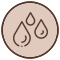 Does not absorb water and is naturally rain resistant