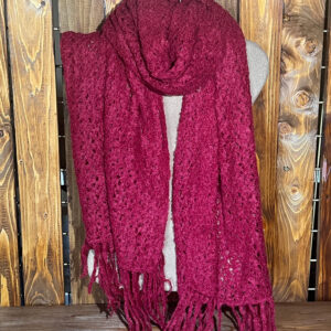 Fringe Boucle Shawl/Scarf